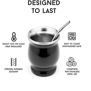 <span class=keywords><strong>Tasse</strong></span> à Yerba <span class=keywords><strong>Maté</strong></span> en Acier Inoxydable à Double Paroi de 230 ml, Vente Chaude en Gros <span class=keywords><strong>pour</strong></span> l'Amérique du Sud et l'Argentine, <span class=keywords><strong>pour</strong></span> le Thé - Product Image 3