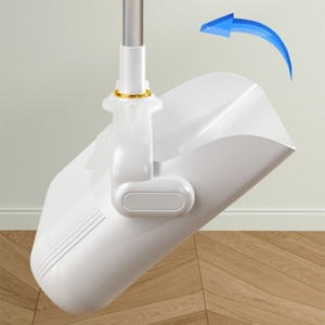 Ensemble balai et pelle à poils épais et doux pour dropshipping Shopify, manche long en acier inoxydable, multifonctionnel, sans cheveux accrochés, pour sols. - Product Image 6
