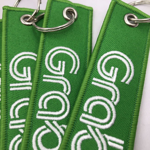 Nuevo Llavero Textil Personalizado Ecológico con Impresión por Transferencia Térmica y Grabado en Relieve para <span class=keywords><strong>Regalos</strong></span> Promocionales <span class=keywords><strong>de</strong></span> Marketing - Product Image 2