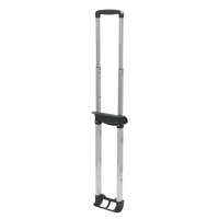 Vente en gros d'usine Poignées de valise Trolley Poignées de bagage réglables en aluminium Système de chariot rétractable