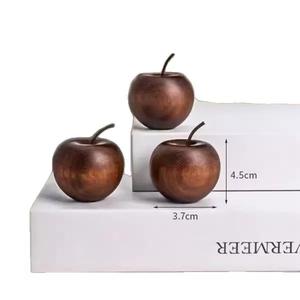 Diffuseur d'huiles essentielles artisanal en forme de pomme en bois, sans BPA, sans <span class=keywords><strong>alcool</strong></span>, à l'arôme longue durée, pour la maison, l'hôtel, la voiture, parfum d'ambiance - Product Image 5