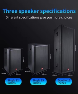 Dual de 15 pulgadas de gran potencia profesional altavoz de audio <span class=keywords><strong>Morin</strong></span> CM-215 - Product Image 6