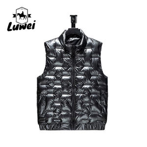 Gilet matelassé à fermeture éclair pour hommes, respirant, imperméable, chaud, d'hiver, décontracté, polyester, coton, manches utilitaires, essentiel du photographe - Product Image 2