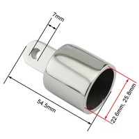 Acier inoxydable 316 Bimini Top Caps Pont Quincaillerie Raccords 22mm 25mm Miroir Polonais Marine Bateau Matériel Yacht Accessoires Pièces