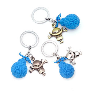 14 Designs Law <span class=keywords><strong>Ace</strong></span> Luffy Démon <span class=keywords><strong>Fruit</strong></span> Pendentif Métal Porte-clés Accessoires Double Pendentif Porte-clés Opératif <span class=keywords><strong>Fruit</strong></span> Porte-clés Charmes - Product Image 3