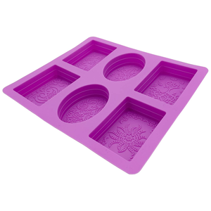 Molde de Silicona para Pastel con 6 Cavidades y Patrón de Encaje, Molde para Jabón de Grado Alimenticio, Venta Directa de Fábrica para Marca Privada, con Logotipo Personalizado - Product Image 5