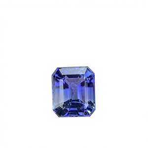 Certified Natural Unheated Bio Color <b>Mermaid</b> Tanzanite Square Asscher Cut Stone Natural Zoisite Tanzanite 1.94 Carat Eye Clean - Product Image 1