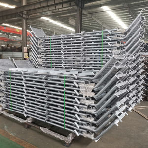 <span class=keywords><strong>Escalier</strong></span> avec revêtement en poudre pour cadre d'échafaudage de 6'4'' x 5'' - Product Image 1