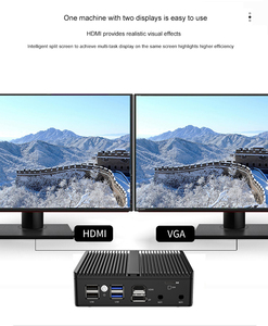 G30 4 * LAN <span class=keywords><strong>Mini</strong></span> <span class=keywords><strong>PC</strong></span> DDR4 8GB 16GB SSD 128GB Wifi đa <span class=keywords><strong>Nic</strong></span> 4 cổng Intel Celeron 2.9GHz không quạt nhỏ công nghiệp n5105 <span class=keywords><strong>Mini</strong></span> <span class=keywords><strong>PC</strong></span> - Product Image 4