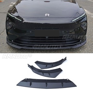 <b>Car</b> Front Bumper Lip <b>Diffuser</b> Spoiler Glossy Black Modification Part <b>for</b> NIO ET7 2022 Bumper Protector <b>Car</b> Accessories - Product Image 1