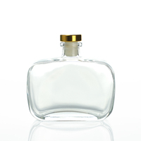Luxe grand simple 50 ml 100ml 150ml 200ml 250ml 500ml 1000 ml aromathérapie huile essentielle bouteille vide diffuseur de roseaux en verre