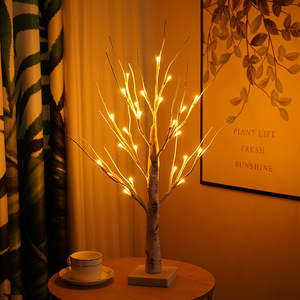 Birch <b>Tree</b> Lamp 24LED Warm White Indoor Decor <b>Light</b> for Home Bedroom Christmas Party - Product Image 2