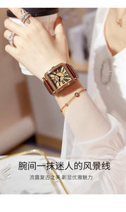 Reloj de Cuarzo con Diamantes Simple y Elegante para Mujer - Product Image 5