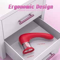 Neuartiger Starker Leck-Vibrator Saugnapf-Massagegerät Klitoris-Stimulation Sexspielzeug für Frauen Paare Masturbation USB
