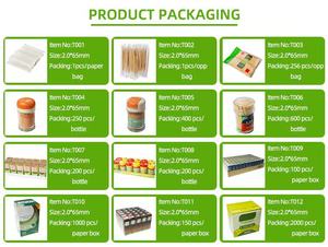 Tariff Reduction Free Sample Factory Price Disposable Custom <strong>Toothpick</strong> <strong>Bamboo</strong> Wooden Individually Wrapped <strong>Toothpicks</strong>