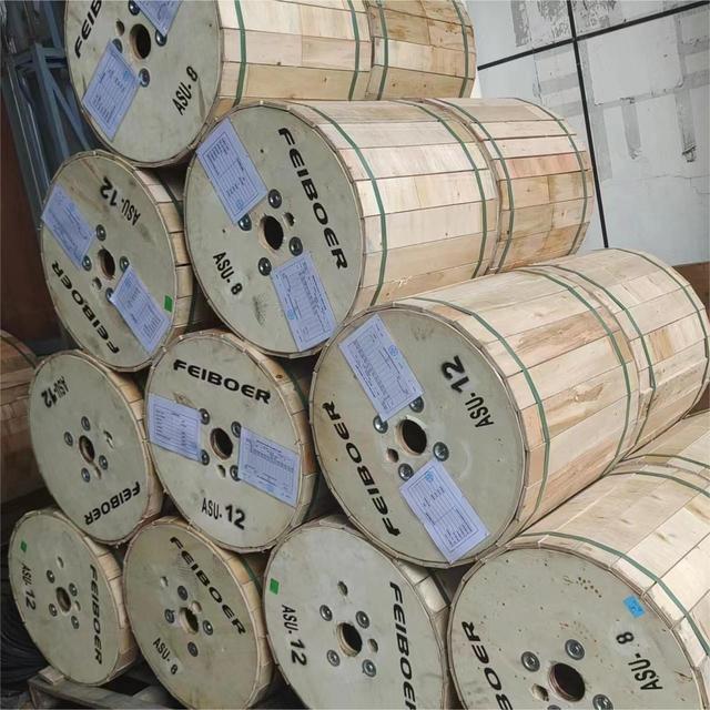 CABLE DE FIBRA Fiber optical cable Mini ADSS  ASU 6 FO 12 FO 6 threads  12 hilos SPAN 120M HDPE