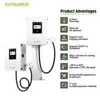 Station de recharge pour véhicules électriques commerciaux de petite taille 20kw 30kw 40kw 60kw Certifiée CE Chargeur DC EV CCS2 GBT Boîtier mural EV