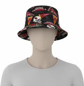 Chapeau Bob Décontracté de Sport d'Extérieur de Haute Qualité avec Motif Imprimé Triangulaire des Philadelphia Eagles, Vente en Gros Personnalisée, Chapeau de Soleil Tendance - Product Image 2