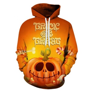 2023 vendita calda Oversize Pullover di <span class=keywords><strong>Halloween</strong></span> <span class=keywords><strong>felpe</strong></span> con cappuccio personalizzato sublimazione <span class=keywords><strong>Halloween</strong></span> - Product Image 4