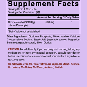 Pasokan jumlah besar organik kualitas tinggi 50000u/g Selenim Nattokinase curjine suplemen Quercetin enzim Bromelain kapsul untuk Kesehatan - Product Image 4