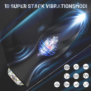 SacKnove女性振動ワイヤレスリモートコントロールダイヤモンドスラストバイブレーターバットプラグ膣アナルお尻シリコンアナル大人のおもちゃ - Product Image 3