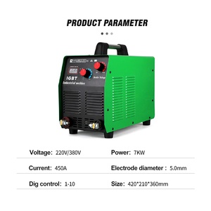 เครื่องเชื่อม MIG 450A, เครื่องเชื่อมฟลักซ์คอร์แบบไม่ใช้แก๊สระบบอินเวอร์เตอร์ IGBT, เครื่องเชื่อม MIG MAG แบบพกพาเฟสเดียวสำหรับเหล็กกล้าไร้สนิม - Product Image 3