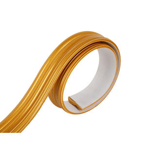 Moldura de Pared Flexible - Autoadhesiva, para Riel de Silla, Techo, <span class=keywords><strong>Marco</strong></span> de <span class=keywords><strong>Ventana</strong></span>, Panel de <span class=keywords><strong>PVC</strong></span>, 9.8 pies - Product Image 1