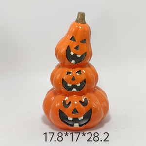 Decoración de escaparate de <span class=keywords><strong>calabaza</strong></span> de Halloween para centro comercial, <span class=keywords><strong>calabaza</strong></span> hueca de cerámica, estilo europeo moderno, tamaño personalizable - Product Image 5