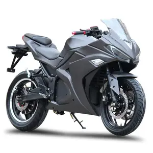 Güçlü motosiklet V6 400cc motor gücü 5000w motor yüksek hızlı 72v 84v 96v hızlı şarj elektrikli motosiklet toptan için