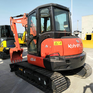 Miniexcavadora usada de segunda mano de 5 toneladas, Compacta y flexible, Kubota japonesa, en buenas condiciones, con una capacidad de 5 toneladas - Product Image 4