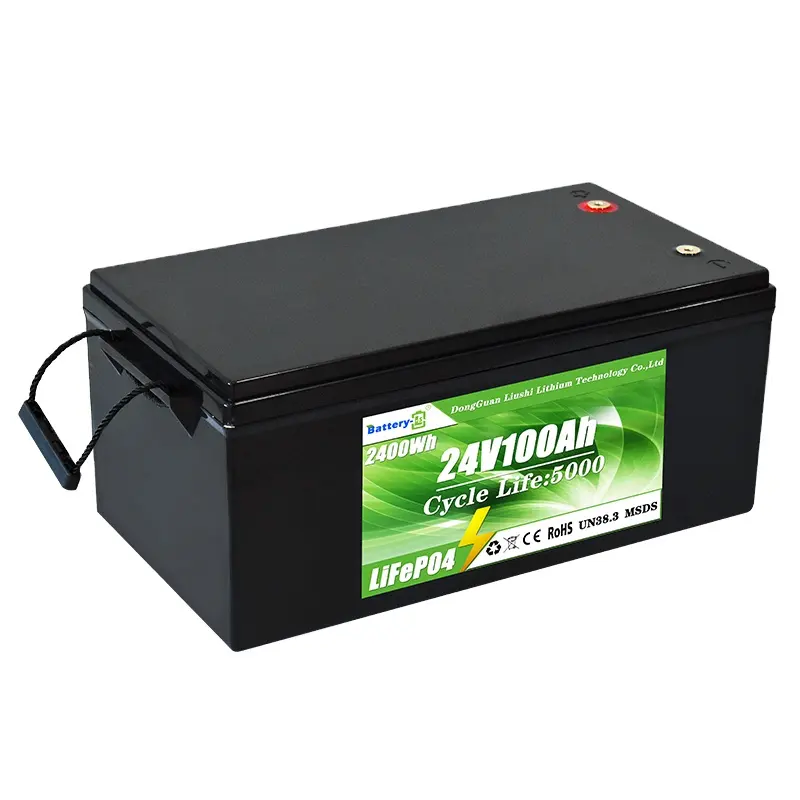 La batterie LiFePO4 24v100ah batterie au lithium à cycle profond 24v100ah est utilisée pour les lampadaires solaires pour remplacer le SLA traditionnel et