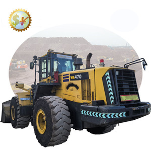 Chargeur sur pneus Komatsu wa470 d'occasion Original fabriqué au Japon Chargeur frontal d'occasion wa470-6 WA500-6 WA600-6 chargeur d'occasion pas cher - Product Image 1