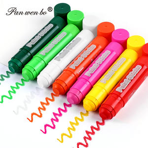 Lápis de Pintura Clássicos em Cores Neon Metálicas Pastel, 6/8/12/14/18/24/36 Cores, Não Tóxicos e Laváveis para Pintura - Product Image 2