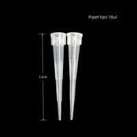 Embouts de pipette micro universels en plastique jetables non stériles PT-GL10010, sans DNase ni RNase, sans filtre, 10 µl, pour Gilson