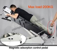 Table chiropratique inclinable électrique avec 5 gouttes pour traitement de physiothérapie