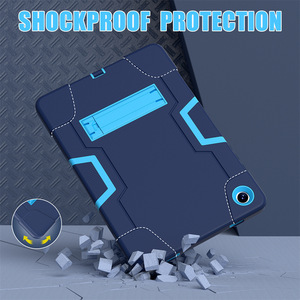 Custodia in Silicone Antiurto <span class=keywords><strong>3</strong></span> in 1 per Samsung <span class=keywords><strong>Galaxy</strong></span> Tab A9 Plus 2023 11 Pollici X210 X216 X218 A11 Plus 2025 con Supporto - Product Image 2