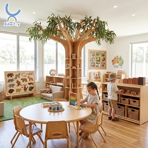 Mobili Montessori per Asili Nido, Tavolo e Sedia in Legno per Scuole dell'Infanzia, Centri di Apprendimento e Scuole Materne - Product Image 1