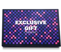 Boîte d'expédition tendance à motif damier pour colis précieux, en papier recyclable, pour cadeaux surprise