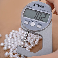 Perles rondes naturelles d'eau douce 3A 4A de 7-8 mm en vrac pour la fabrication de bijoux DIY, colliers, bracelets, boucles d'oreilles