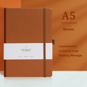 Hot bán 300 GSM A5 máy tính xách tay lót Dot lưới A5 notepad Tạp Chí với chất lượng cao tùy chỉnh Da Nhật ký văn phòng học sinh trung học - Product Image 6