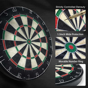 Chuyên nghiệp Tự Chữa Bệnh tùy chỉnh Blade lông Dartboard một mức độ sisal xách tay Bảng phi tiêu cho trò chơi - Product Image 6