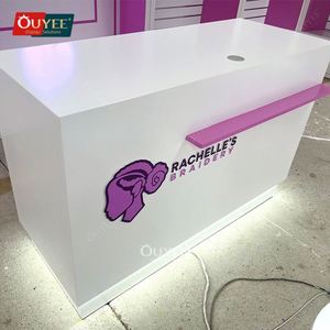 Servicio de diseño 3D Hermosa tienda de moda Diseño de peluquería Muebles Peluca Muebles de exhibición - Product Image 3