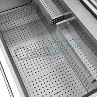 Machine de nettoyage industrielle en acier inoxydable pour hôtels et restaurants, réservoir de trempage chauffé Aotolift pour la dégraissage