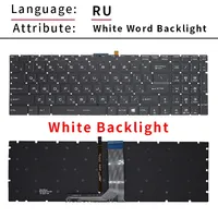 Clavier rétroéclairé US/RU/SP/FR/TR/AR/NE pour MSI GT62 GT72 GE62 GE72 GS60 GS70 GL62 GL72 GP62 GP72 CX62 GS63VR GS73VR GT72VR GT83VR