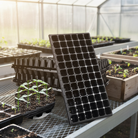 Plateaux de semis en plastique PET réutilisables populaires pour la propagation de légumes avec fonction de drainage, 540x280mm, vente en gros