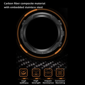 Envío Directo NORTH EDGE MARS Pro Reloj Deportivo Digital para Hombre con Caja de Fibra de Carbono, Altímetro, Barómetro, Brújula, Resistente al Agua 50m - Product Image 5