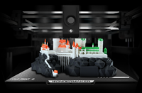 WonderMaker ZR Printer 3D Ultra Baru Sumber Terbuka 4 Kepala Alat Pencetak Multi-Material Penggantian Cepat PLA Teknologi Leveling DLP