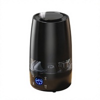 Nouvel humidificateur en plastique silencieux pour la maison, chambre à coucher, capacité de pulvérisation de 2,6 à 4,0 L, machine d'aromathérapie, minuterie de 2 à 8 heures, protection contre la manque d'eau