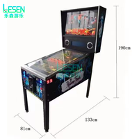 Máquina de Pachinko Virtual, Equipo de Juego Electrónico que Funciona con Monedas, Luz LED, Entretenimiento, Centro de Diversión, Club, Bar, 1 Año de Garantía