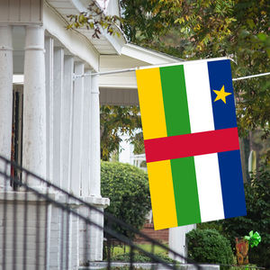 Gahumi Moins Cher Prix Drapeau Personnalisé Polyester Personnalisé Drapeaux Pays du Monde 3x5ft République Centrafricaine Drapeau - Product Image 4
